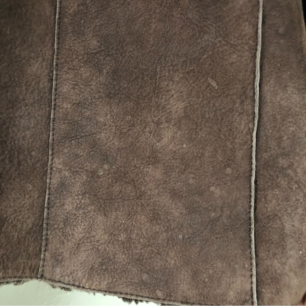 Rare Tory Burch✨Cordelia Shearling Leather Long Coat - Picture 9 of 11